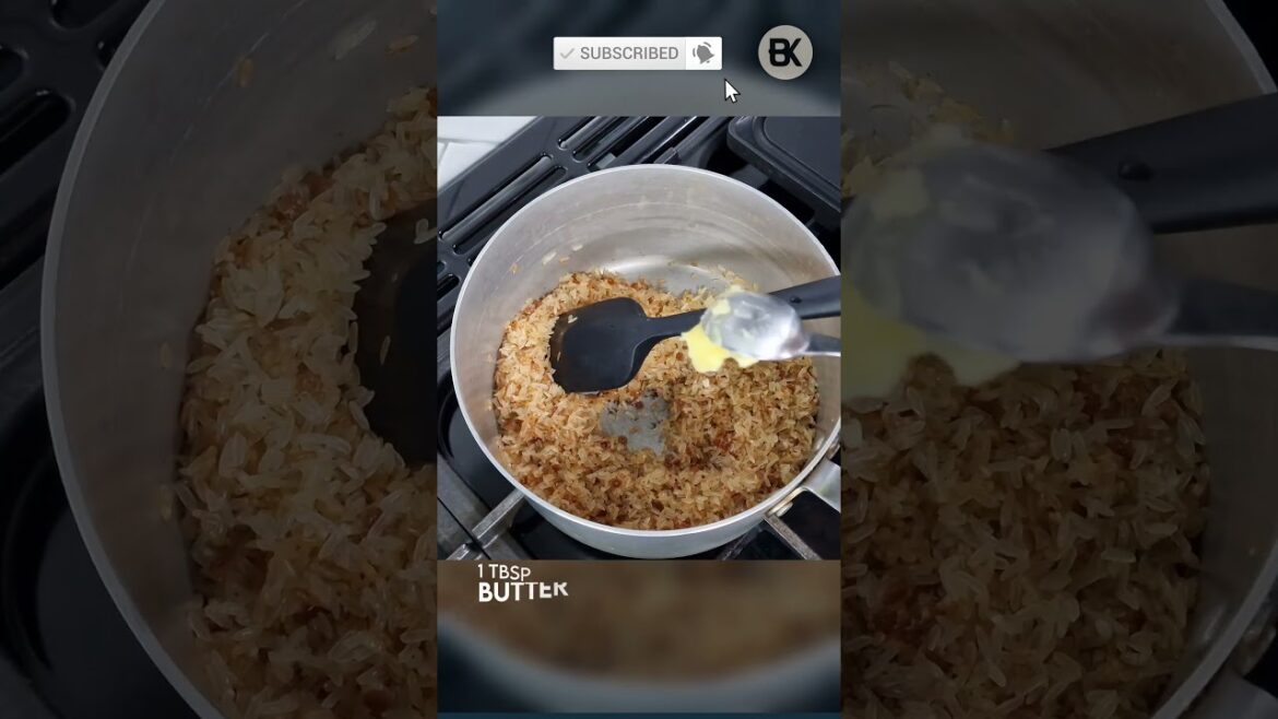Buttery Turkish Rice | Turkish Pilav (Pilaf)