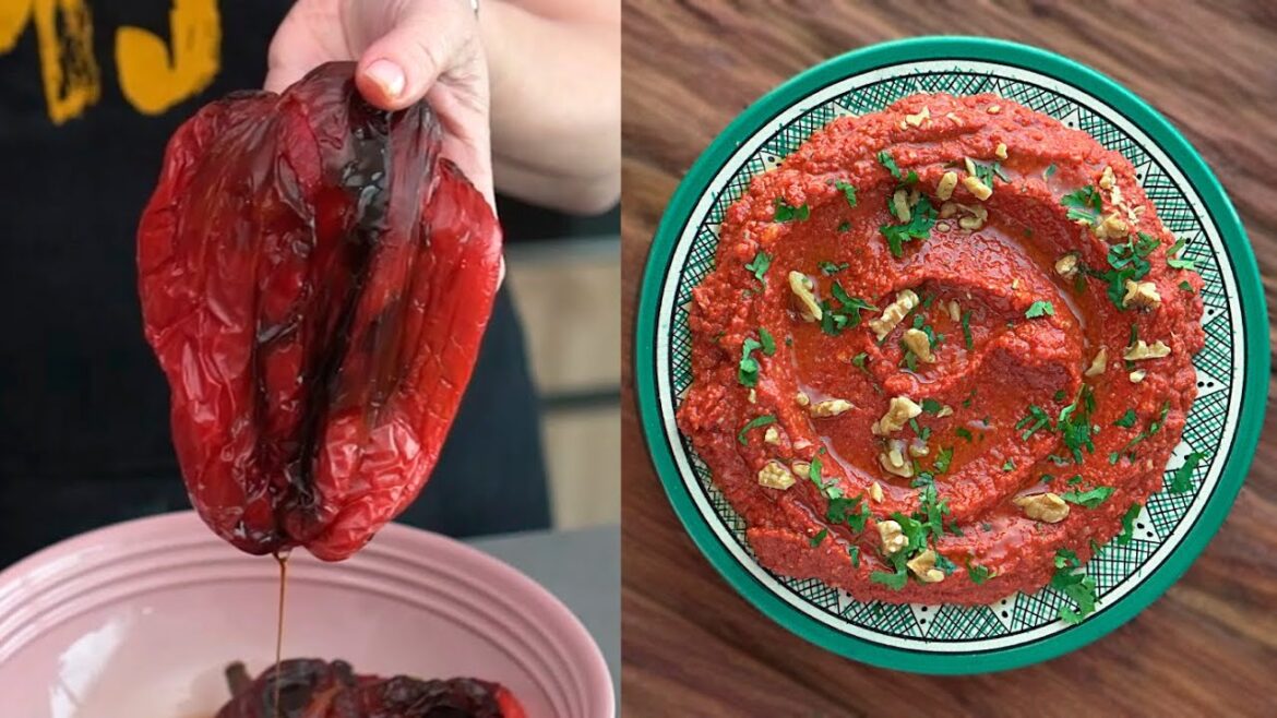 La mejor receta con pimiento rojo | Muhammara