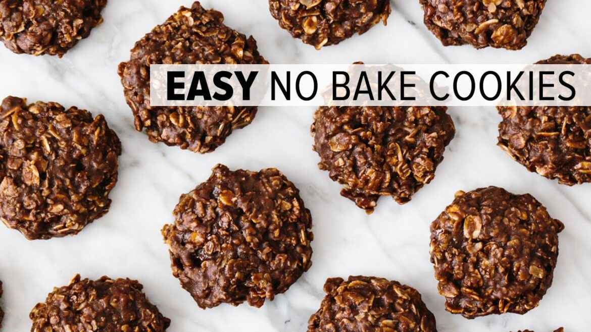 NO BAKE COOKIES | easy chocolate oatmeal cookie recipe