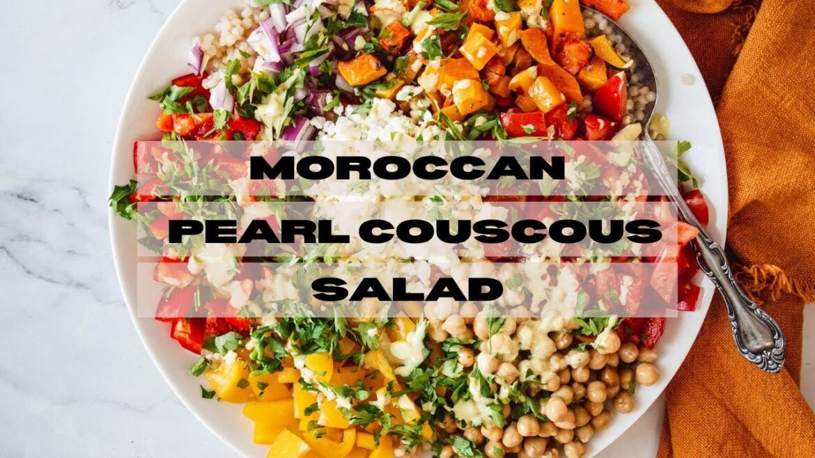 This Moroccan Pearl Couscous Salad Will Bring Color To Your Dinner!