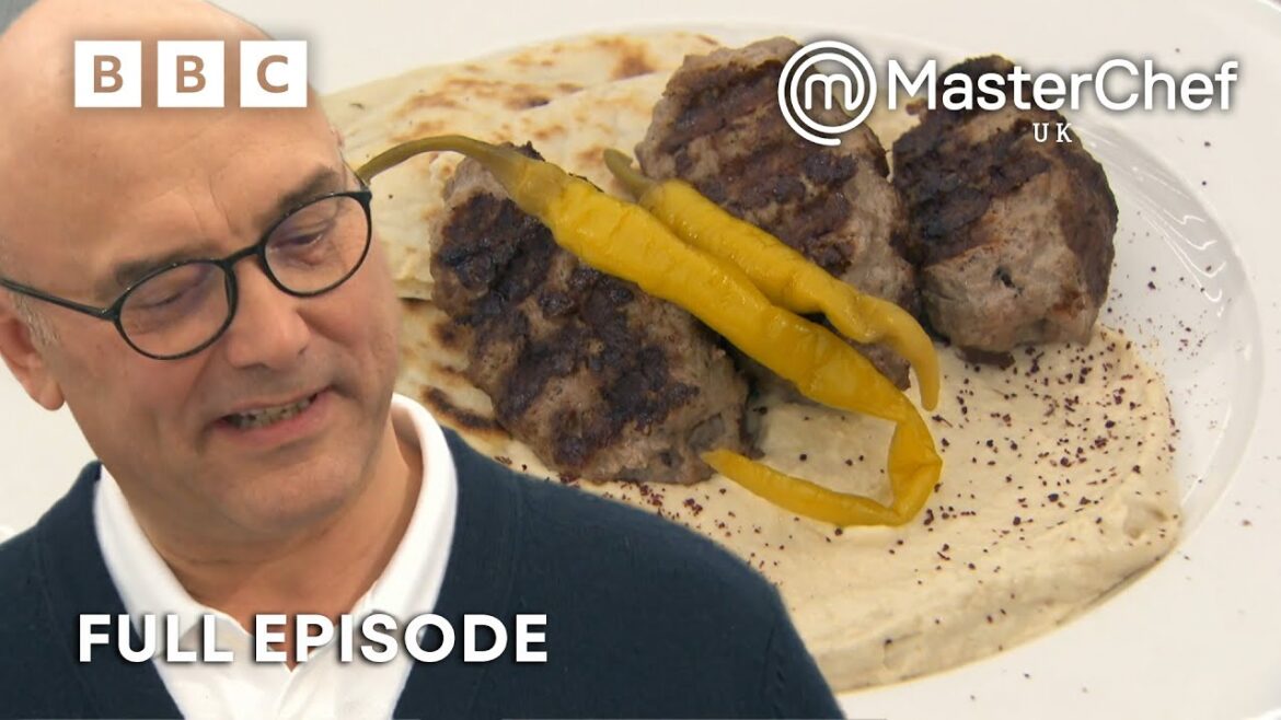 Create A Lamb Kofta, Hummus And Flatbread In 15 Minutes! | S12 E2 | Full Episode | MasterChef UK