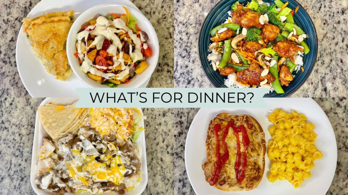 WHAT’S FOR DINNER? | EASY & BUDGET FRIENDLY | REALISTIC WEEKNIGHT MEALS | DINNER INSPIRATION