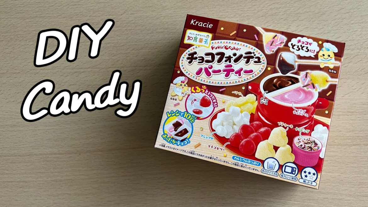 Popin' Cookin' - Chocolate Fondue Party - DIY Candy - Japanese Candy - English Instructions
