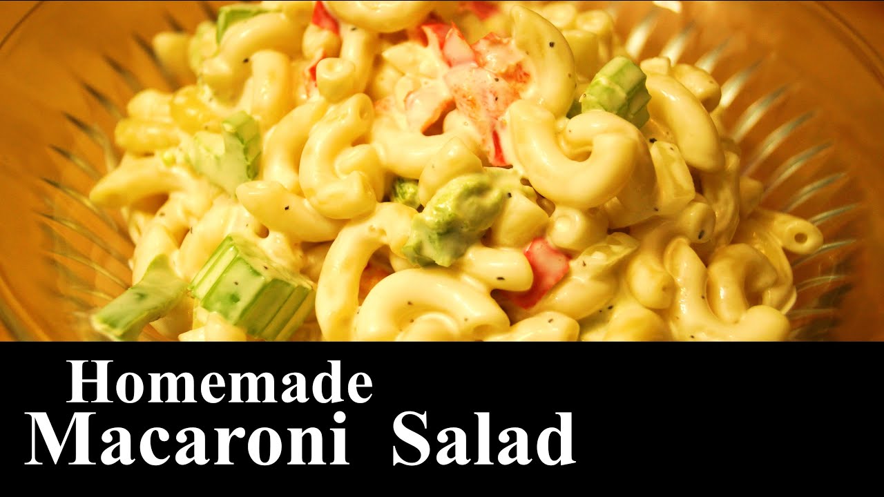 Mom’s Homemade Macaroni Salad | Easy Pasta Recipe | SIDE DISH | The ...