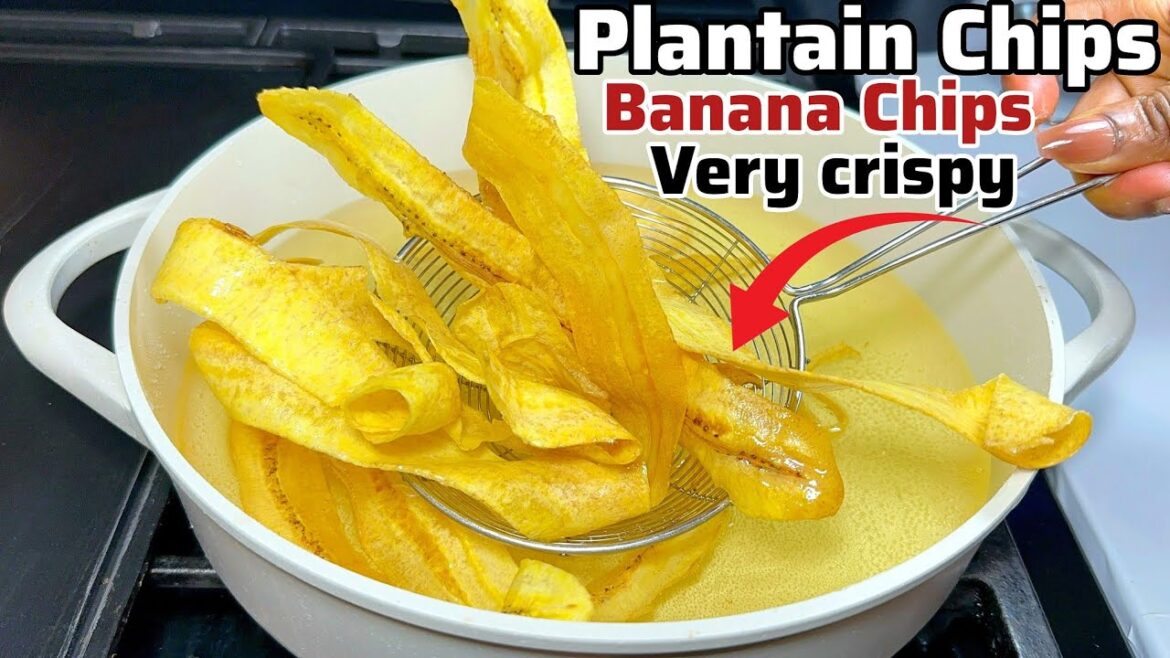 fried plantains/plantain dessert recipes/plantain recipe/plantain chips