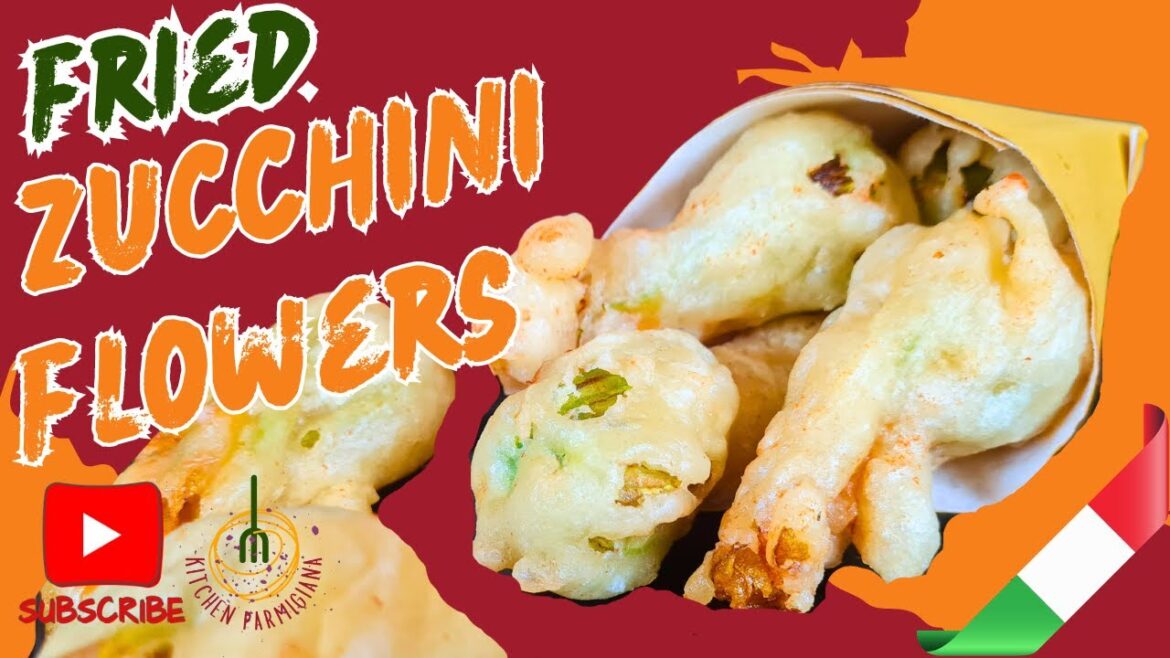 Romans do it better: Fried Zucchini Flowers with Anchovies and Mozzarella