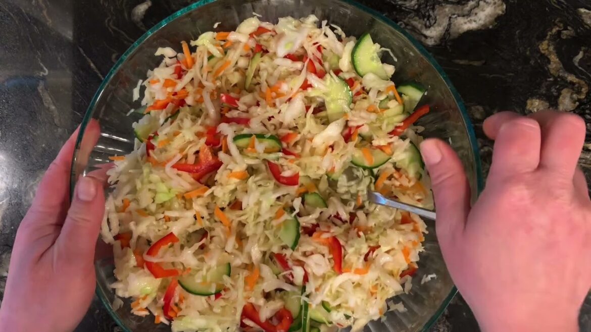 Vegetable Salad – Polish Salad – Surowka – Delicious Quick and Easy – The Best Cabbage Salad Vegetable Salad - Polish Salad - Surowka - Delicious Quick and Easy - The Best Cabbage Salad