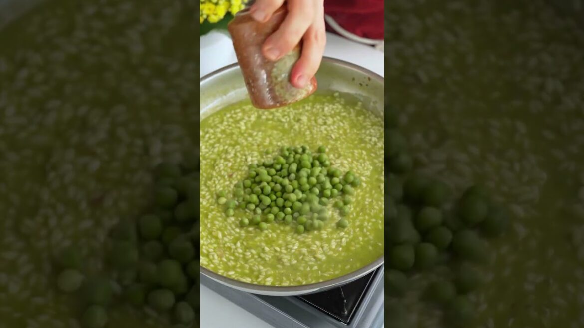 Basil, Leek & Goat Cheese Risotto  #recipe #food#healthy #healthylifestyle #dinner #foryou