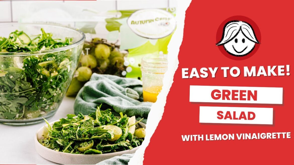 Green Salad With Lemon Vinaigrette Recipe Green Salad With Lemon Vinaigrette Recipe