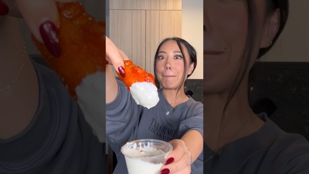 Eating a Wingstop feast Eating a Wingstop feast