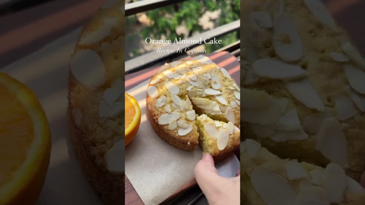 Moist Orange Almond Cake Recipe | Allo