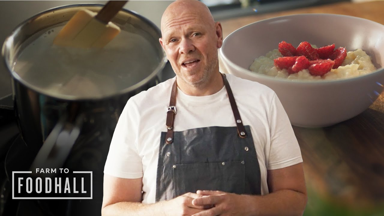 Tom Kerridge's Creamy Rice Pudding with Sapphire Raspberries M&S FOOD