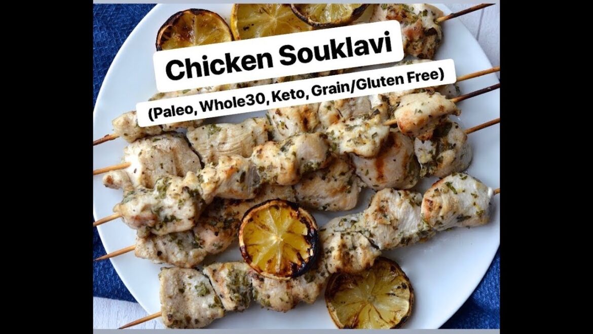 Chicken Souvlaki (Paleo, Whole30, Keto, Low Carb)