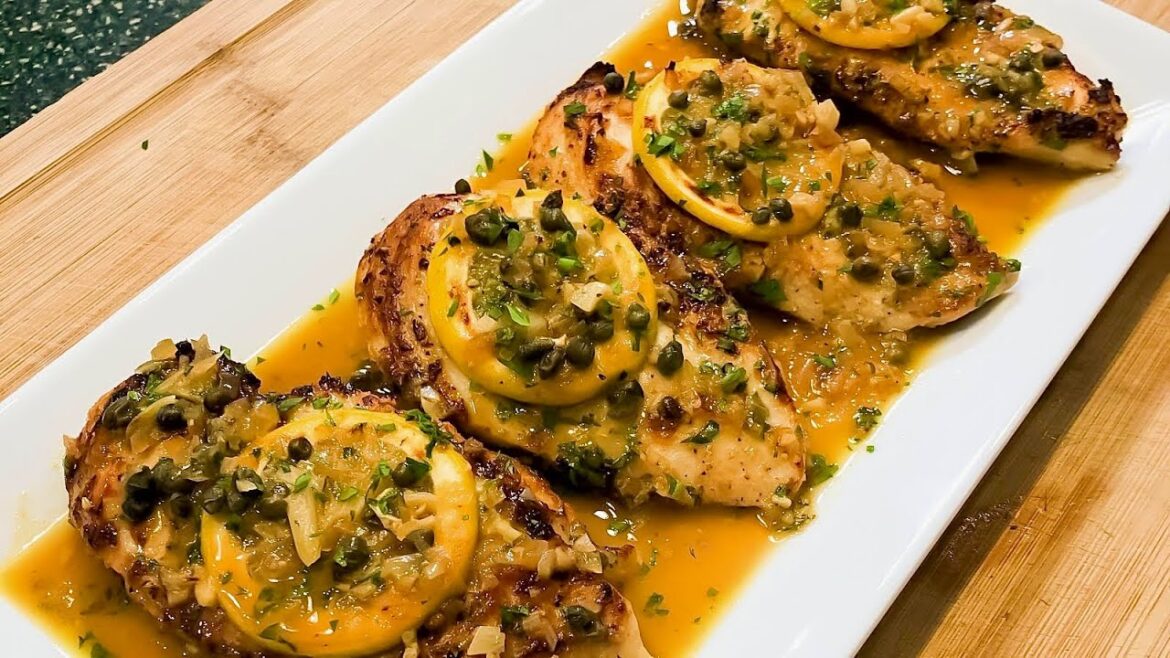 DELICIOUS & EASY Chicken Piccata / Gluten Free Chicken Recipe