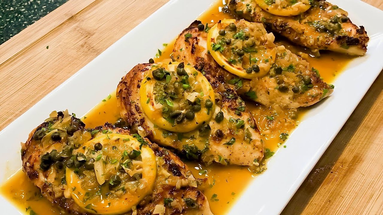 DELICIOUS & EASY Chicken Piccata / Gluten Free Chicken Recipe - Dining ...