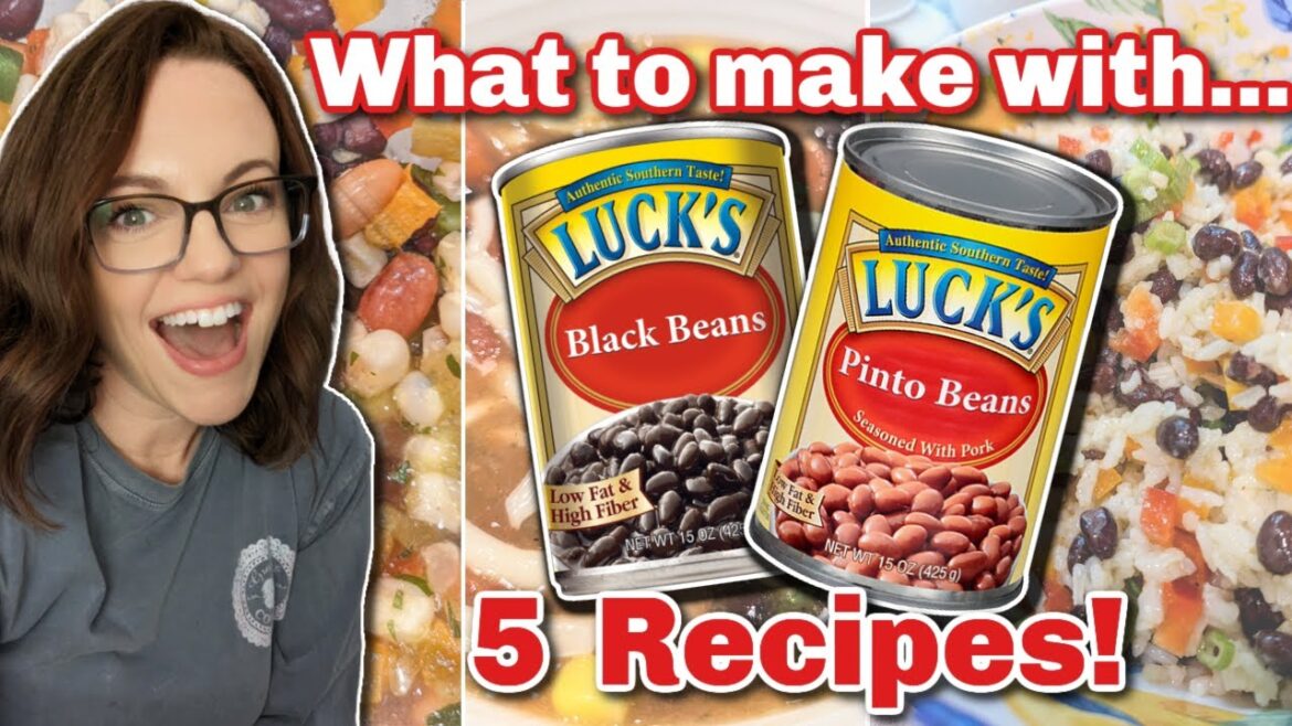 5 DELICIOUS BEAN recipes! Cooking with BEANS! 5 *DELICIOUS* BEAN recipes! Cooking with BEANS!