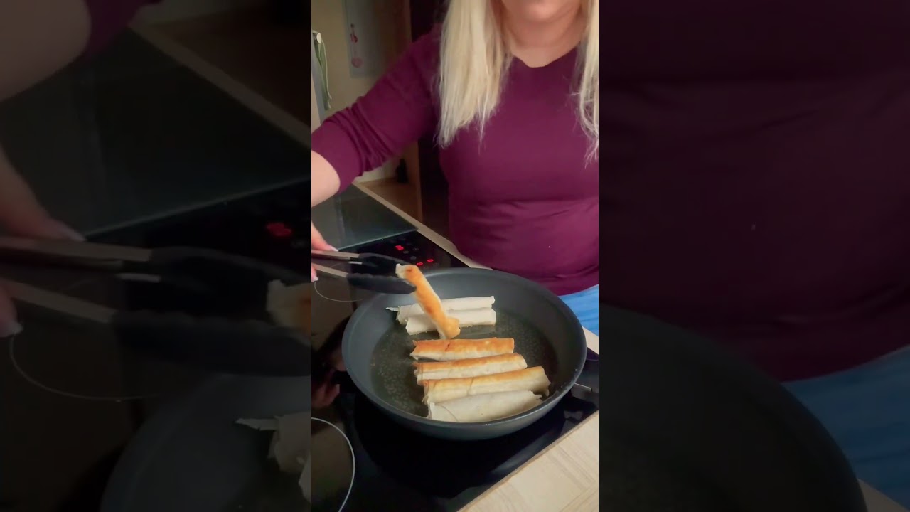 #Zigarrenbörek mit Hirtenkäse #Sigara Böreği #Knusprig #Fingerfood # ...
