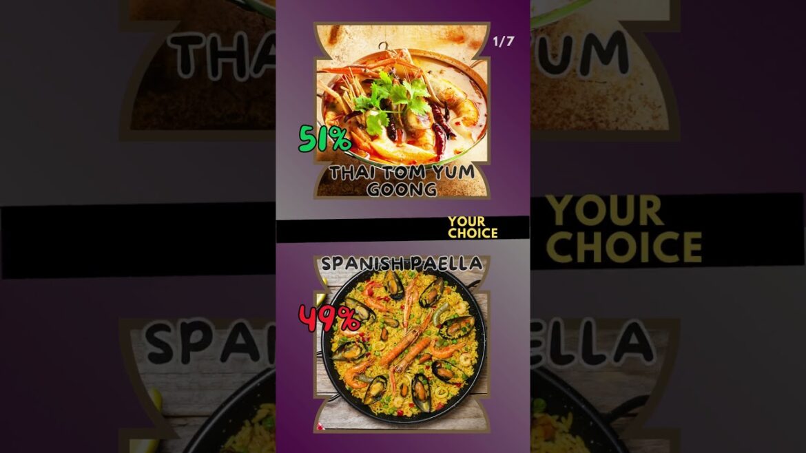 Seafood Dish You’d Prefer Seafood Dish You'd Prefer