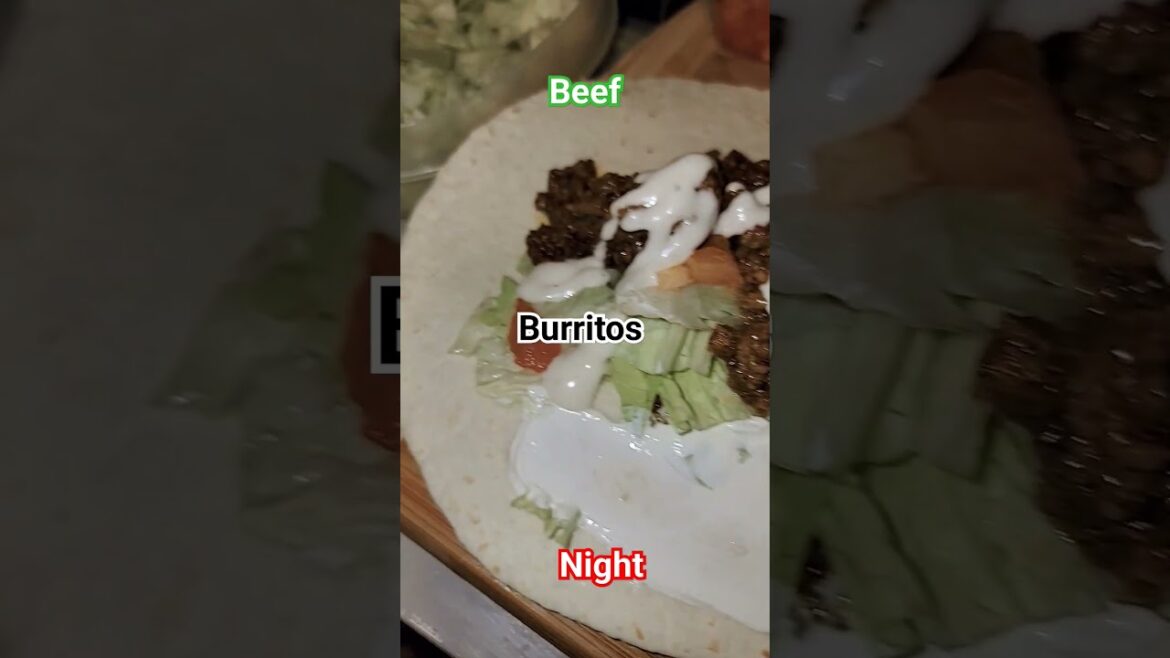 beef burritos #chef #easyrecipe #beef #burritos #dinner #food #prep