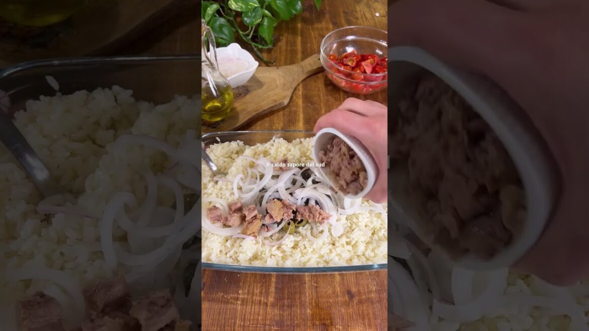 Insalata di riso alla siciliana #ricette #food #recipe #cucinaitaliana