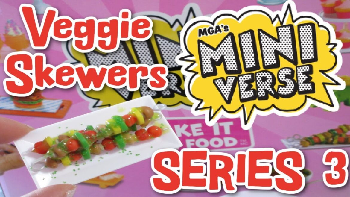 Miniverse Diner Series 3 Veggie Skewers!!