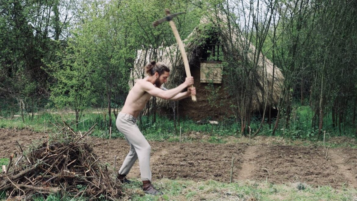 FOREST TO FIELD | Digging a Medieval Vegetable Garden and Planting by Hand | Anglo-Saxon Farming FOREST TO FIELD | Digging a Medieval Vegetable Garden and Planting by Hand | Anglo-Saxon Farming