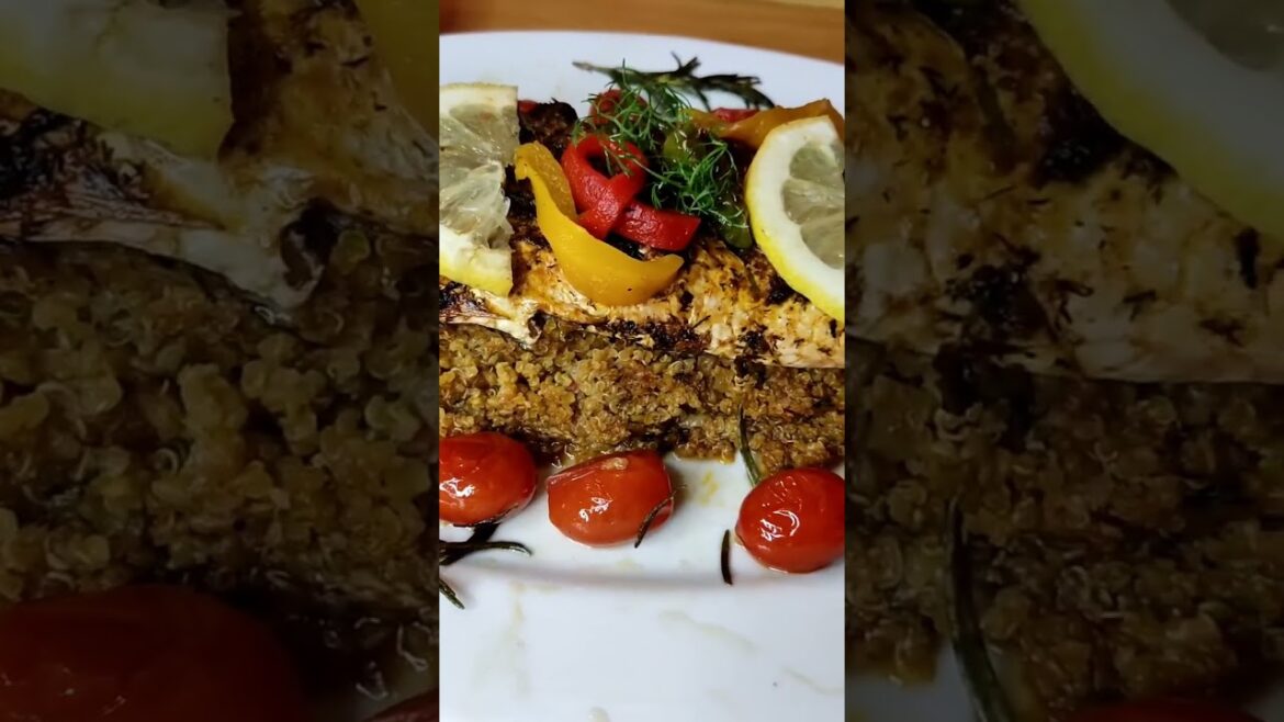 حوتة معمرة بالكينوا رائعة في المذاق وفي الشكل حوتة معمرة بالكينوا رائعة في المذاق وفي الشكل