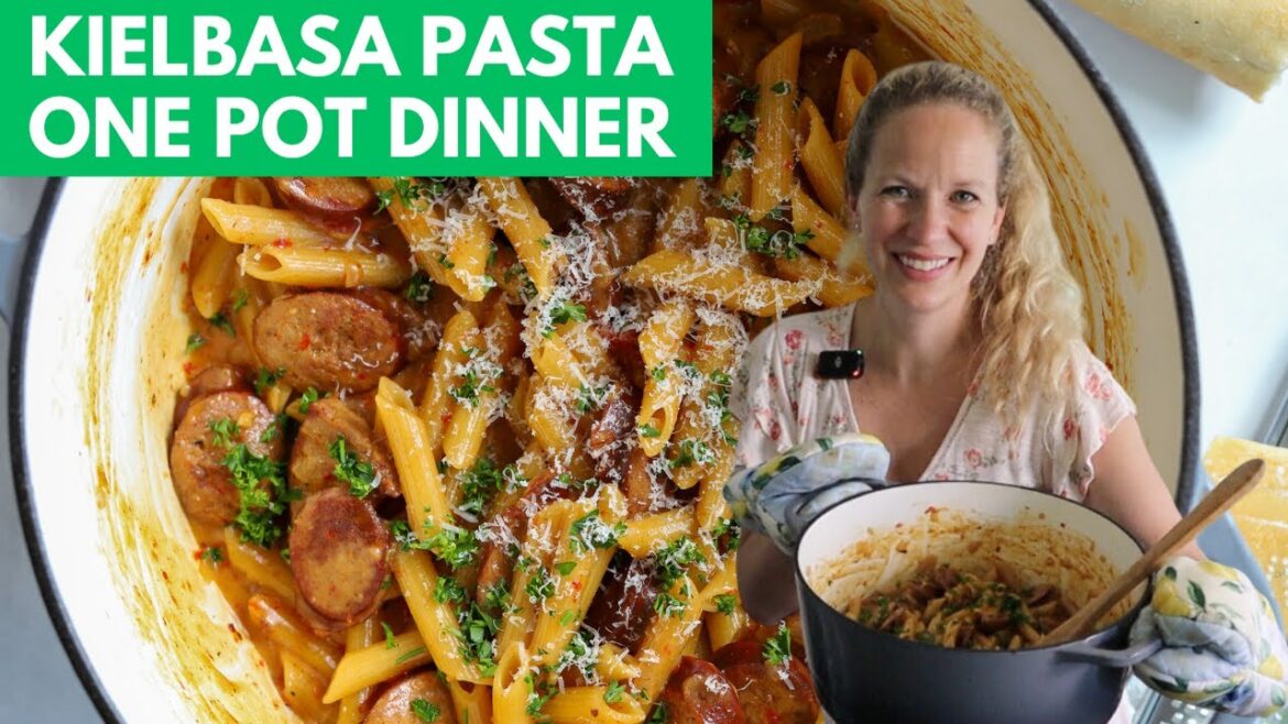 Kielbasa Pasta | A Flavorful One Pot Dinner
