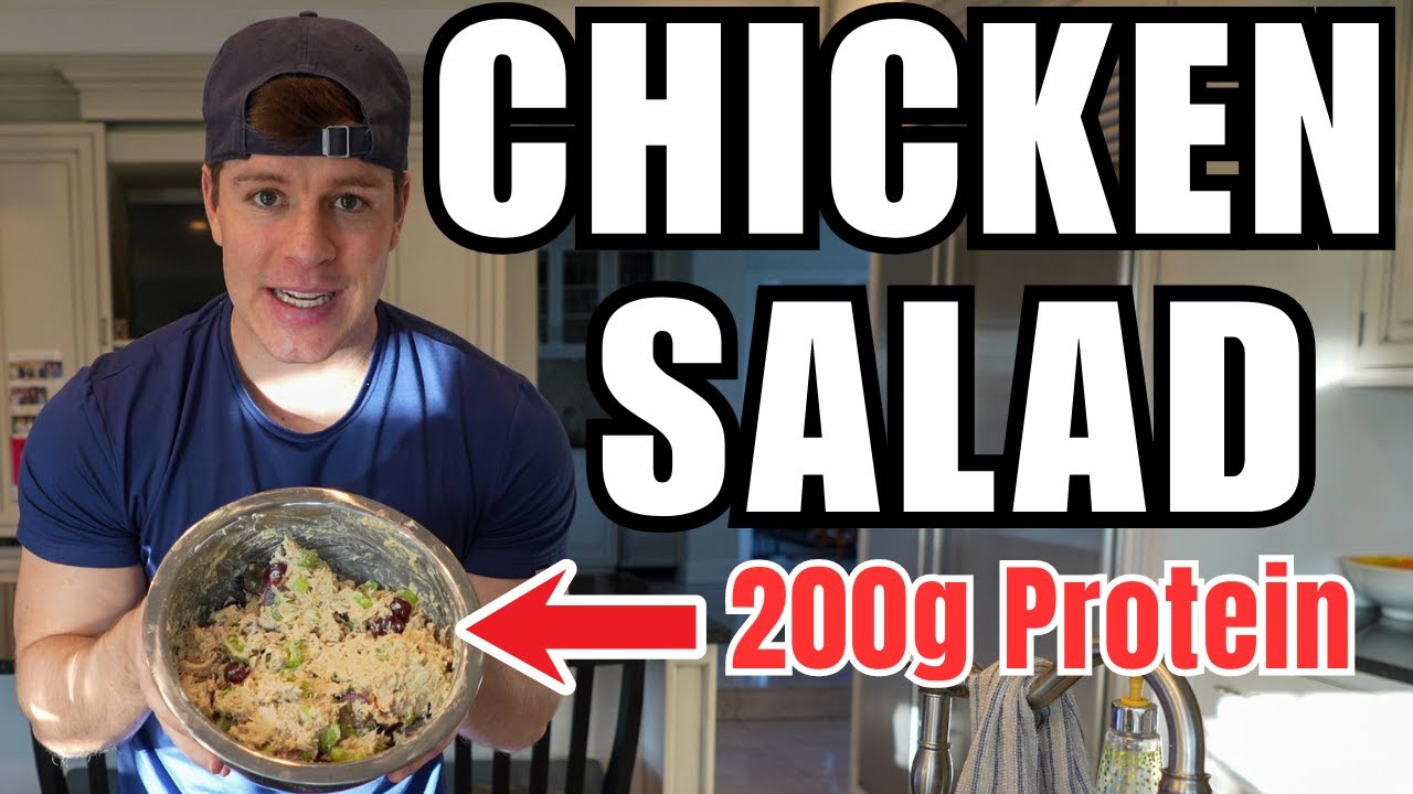 CHICKEN SALAD | EXTRA High Protein & Low Calories Recipe - Dining and