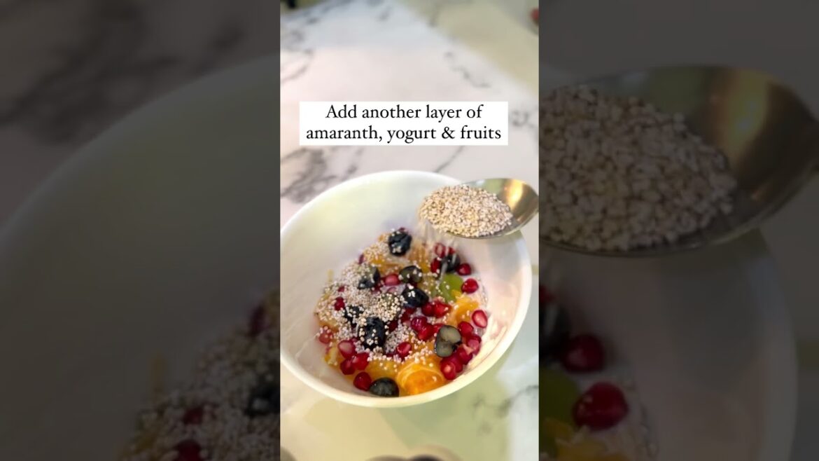 Yogurt Parfait Recipe #shorts #wellnesswithudi Yogurt Parfait Recipe #shorts #wellnesswithudi