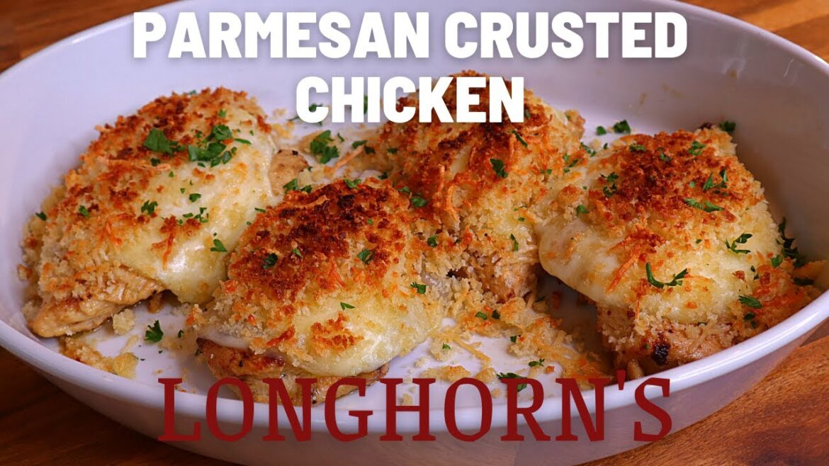 How to make LONGHORN STEAKHOUSE'S | Parmesan Crusted Chicken