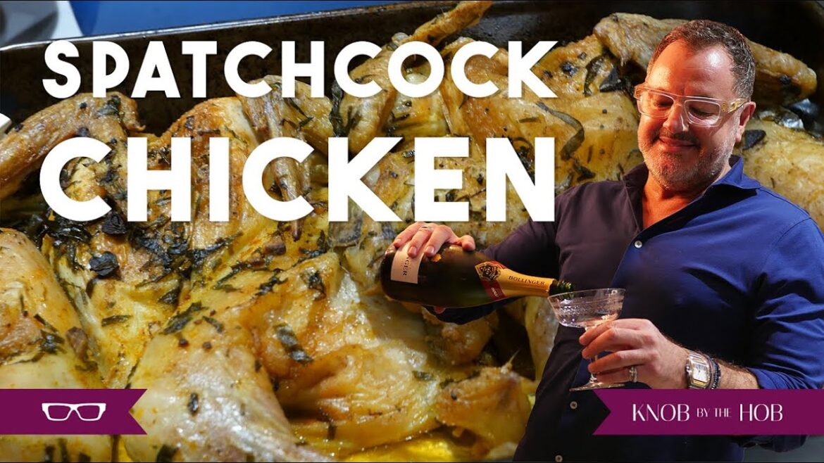 FABULOUS SPATCHCOCK TARRAGON CHICKEN DINNER PARTY RECIPE | KNOB BY THE HOB | STEVEN DAVIES