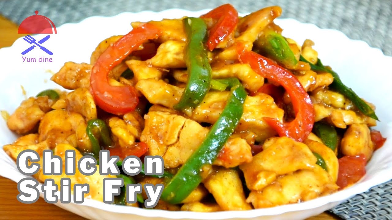CHICKEN STIR FRY RECIPE | QUICK AND EASY CHICKEN STIR FRY | STIR FRY
