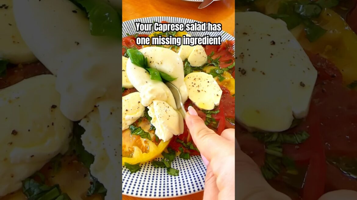 This missing ingredient will level up your Caprese Salad #cooking #recipe #italian #italianfood This missing ingredient will level up your Caprese Salad #cooking #recipe #italian #italianfood