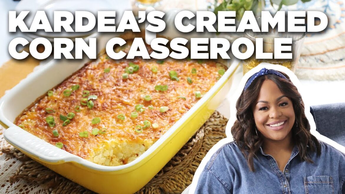 Kardea Brown's Creamed Corn Casserole ​| Delicious Miss Brown | Food Network