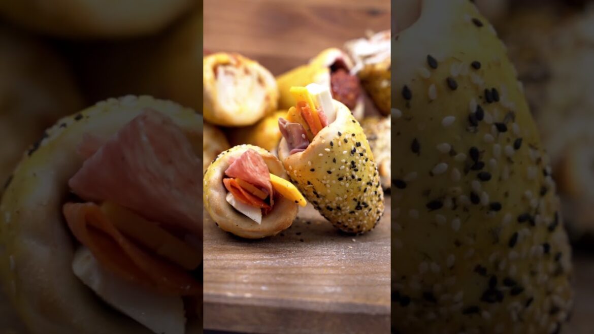I Stuffed a Charcuterie Board  in a Bread Cone  #recipe #cooking