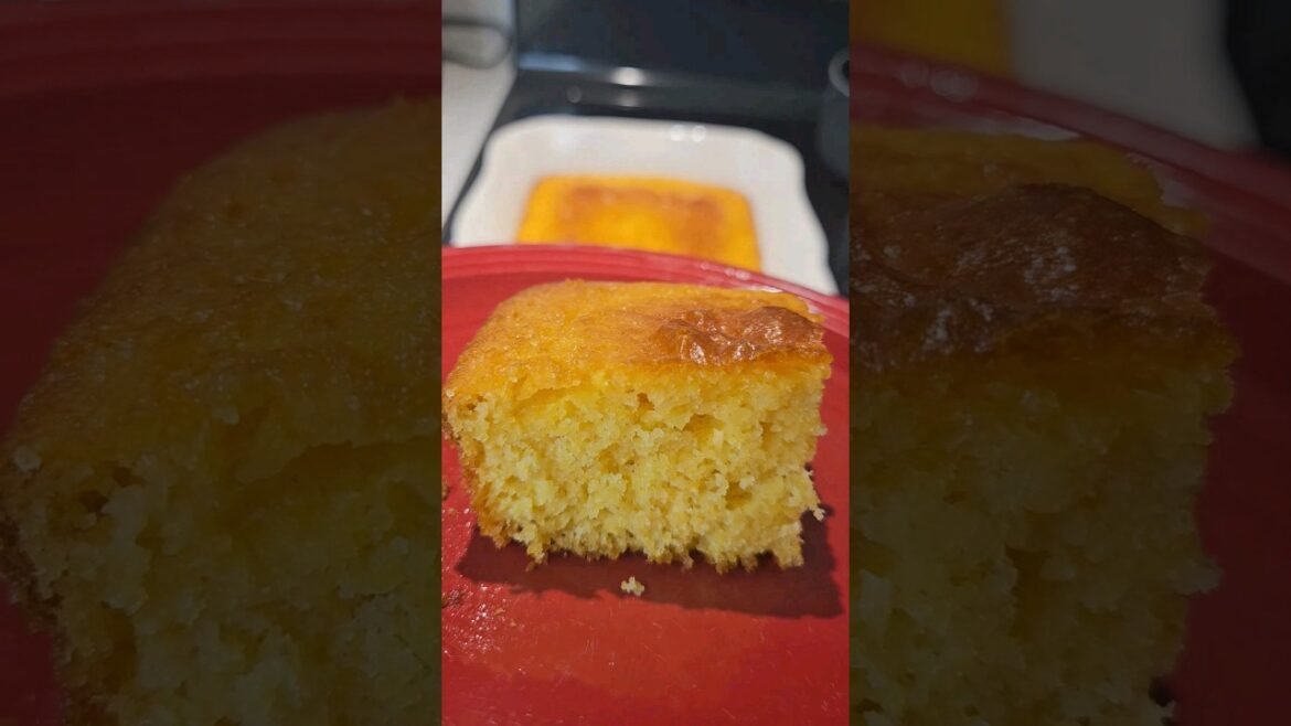 How to make sweet, moist cornbread #shorts