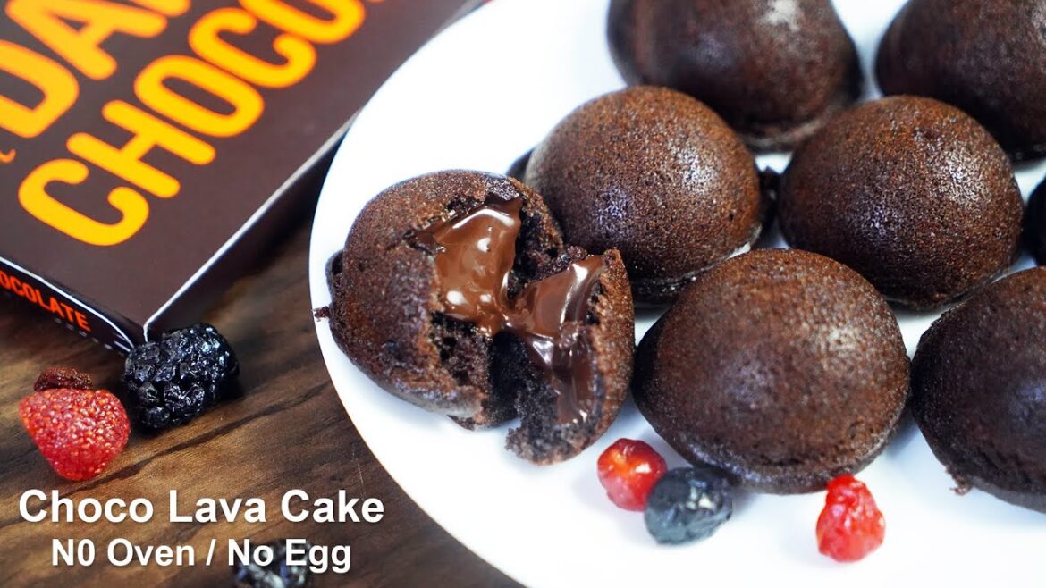 Mini Choco lava Cake in 10 mins | no egg no oven | Chocolate Cake