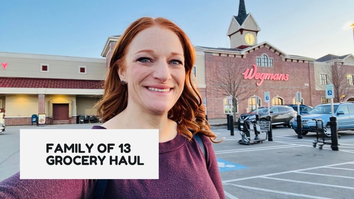 FAMILY OF 13 GROCERY HAUL