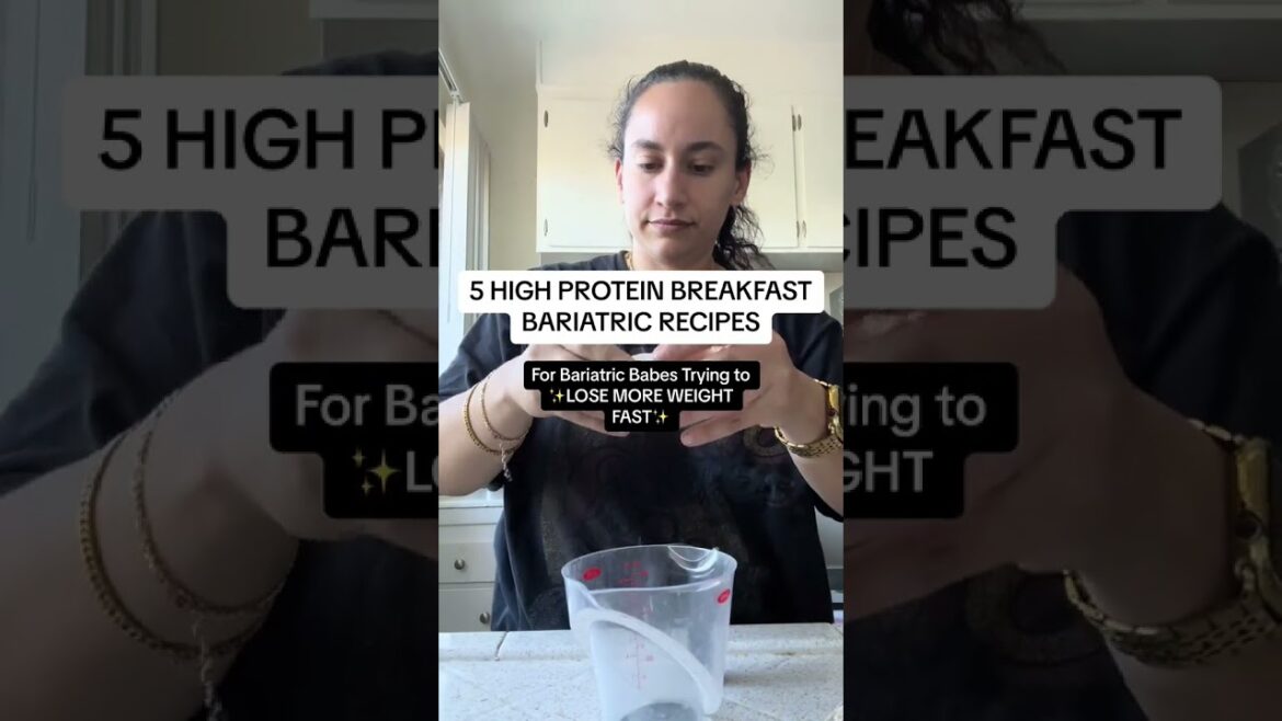 5 HIGH PROTEIN Bariatric Breakfast Recipes to LOSE MORE WEIGHT #bariatricsurgery #highprotein