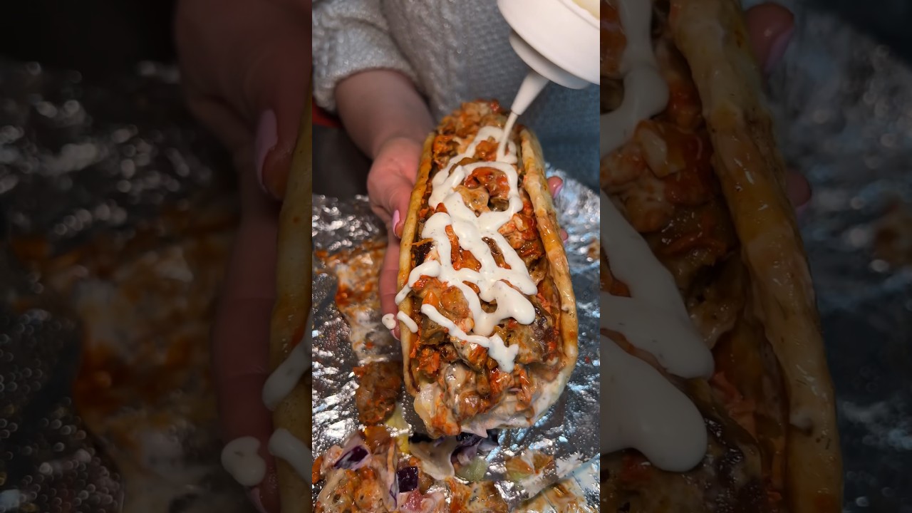 The CHICKEN & LAMB MIXED GYRO from Hamza & Madina in Hicksville, NY