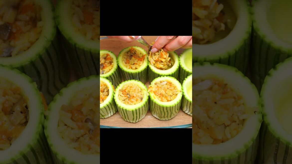 Zucchini that amazed everyone! A very tasty zucchini recipe! #shorts