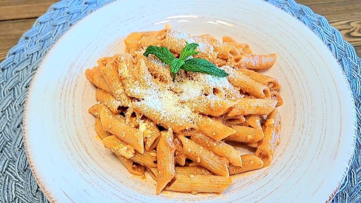 Pasta Penne with Tomato Sauce Garlic and Feta. Pasta Penne with Tomato Sauce Garlic and Feta.