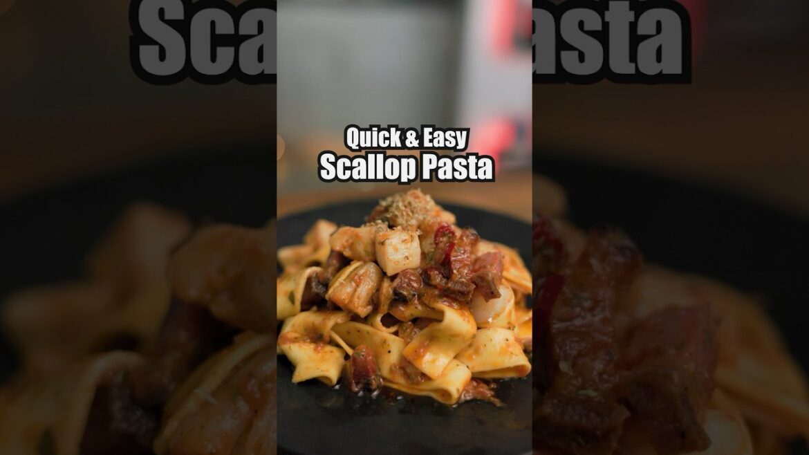 Quick & Easy Scallop Pasta!