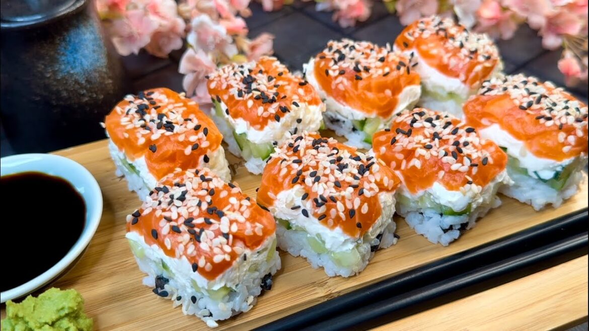Quick Lazy Sushi Recipe – In Just 5 Minutes! Quick Lazy Sushi Recipe - In Just 5 Minutes!