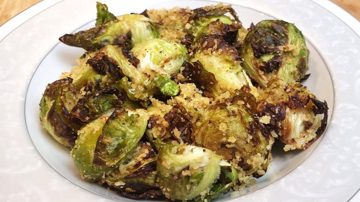 Air Fried Parmesan Brussels Sprouts Air Fried Parmesan Brussels Sprouts