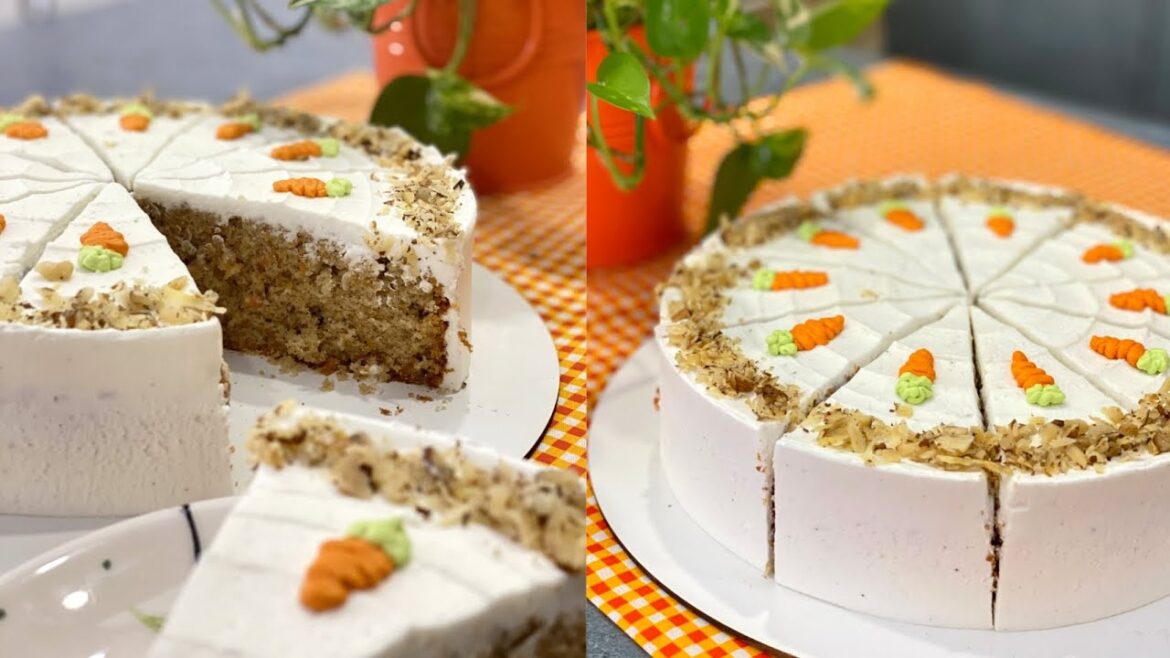 Amazing CARROT CAKE recipe | carrot cake with cream cheese frosting Amazing CARROT CAKE recipe | carrot cake with cream cheese frosting
