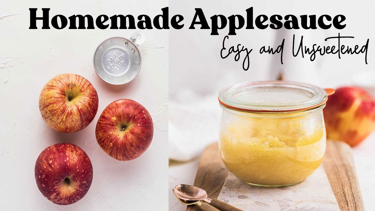 Easy Unsweetened Applesauce Recipe | The Chestnut Bakery - Dining and