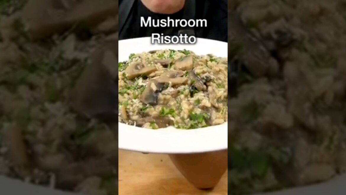 37. Mushroom Risotto