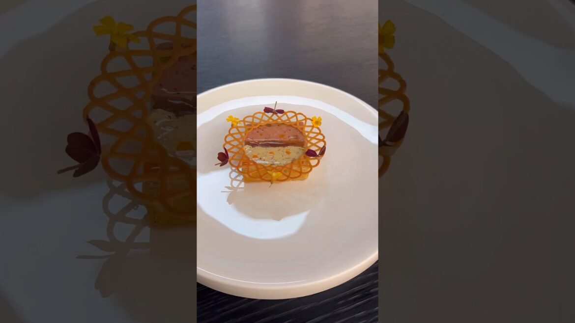 Pork chicken terrine with port wine jelly ⭐️ by Michelin-star chef Florian Brunner